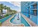 Relaxing lazy river pool with fountains at 1501 S Ocean Blvd. # 530, Myrtle Beach, SC 29577