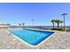 Inviting outdoor pool with ocean views and lounge chairs at 1501 S Ocean Blvd. # 530, Myrtle Beach, SC 29577