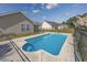 Inviting kidney-shaped pool in backyard at 157 Ecum Secum Pl., Conway, SC 29527