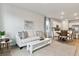 Living room with light beige sofa and coffee table at 180 Hoffman Park Dr. # 23, Myrtle Beach, SC 29588