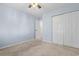 Bedroom with double doors and carpeting at 2040 Chadbury Ln., Myrtle Beach, SC 29588