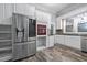 Modern kitchen with stainless steel appliances and granite countertops at 205 S Nichols St., Nichols, SC 29581