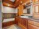 Bathroom with a large vanity and soaking tub at 2103 Loblolly St., Georgetown, SC 29440
