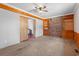 Gathering room featuring a brick fireplace and built-in shelves at 2103 Loblolly St., Georgetown, SC 29440