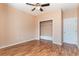 Bedroom with wood floors and a walk-in closet at 448 Blackberry Ln., Myrtle Beach, SC 29579