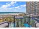 Balcony offers stunning ocean views and resort amenities at 4800 S Ocean Blvd. # 412, North Myrtle Beach, SC 29582