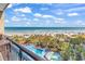 Enjoy breathtaking ocean and pool views from this balcony at 4800 S Ocean Blvd. # 412, North Myrtle Beach, SC 29582