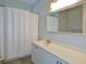 Bathroom with a shower/tub combo and white vanity at 64 Summerlight Dr., Murrells Inlet, SC 29576