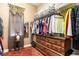 Large walk-in closet with ample shelving and hanging space at 646 Uniola Dr., Myrtle Beach, SC 29579