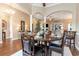 Formal dining room with a round table and comfortable seating at 646 Uniola Dr., Myrtle Beach, SC 29579