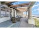 Outdoor patio furniture on a deck overlooking the ocean at 8922 North Ocean Blvd., Myrtle Beach, SC 29572