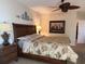 Spacious Primary suite with a large bed and ample closet space at 9994 Beach Club Dr. # 504, Myrtle Beach, SC 29572