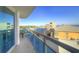 Spacious balcony with city and ocean views at 107 S Ocean Blvd. # 701, Myrtle Beach, SC 29577