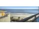 Balcony overlooking the beach and pier at 107 S Ocean Blvd. # 701, Myrtle Beach, SC 29577