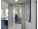 Hallway leading to bedroom and bathroom at 107 S Ocean Blvd. # 701, Myrtle Beach, SC 29577