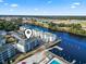 Aerial view of the property and surrounding area at 1100 Commons Blvd. # 716, Myrtle Beach, SC 29572