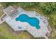 Inviting community pool with ample seating and a shaded pavilion at 1100 Possum Trot Rd. # E235, North Myrtle Beach, SC 29582