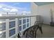 Balcony with seating and a view of the surrounding area at 2100 North Ocean Blvd. # 923, North Myrtle Beach, SC 29582
