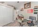 Well-organized home office with ample storage, closet, and a desk at 239 Coachman Dr., Pawleys Island, SC 29585