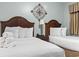 Two twin beds in a condo bedroom at 2600 North Ocean Blvd. # 211, Myrtle Beach, SC 29577