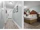 Hallway in condo showing entry and bedroom at 2600 North Ocean Blvd. # 211, Myrtle Beach, SC 29577