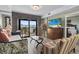 Living room with ocean view and comfortable seating at 2600 North Ocean Blvd. # 211, Myrtle Beach, SC 29577