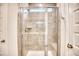 Clean bathroom with a tiled glass shower and built-in bench at 268 Empyrean Circle, Myrtle Beach, SC 29588