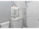 Small bathroom with single vanity and toilet at 360 Hillsborough Dr., Conway, SC 29526