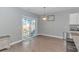 Casual dining space with sliding doors to a patio at 360 Hillsborough Dr., Conway, SC 29526