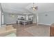Open floor plan with kitchen, living, and dining areas at 360 Hillsborough Dr., Conway, SC 29526