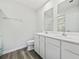 Double vanity bathroom with shower/tub combo at 608 Montenegro Way # E, Myrtle Beach, SC 29579