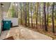 Private patio surrounded by trees at 608 Montenegro Way # E, Myrtle Beach, SC 29579