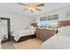 Bedroom with two twin beds, perfect for accommodating guests or children at 4445 Kingsport Rd. # 303, Little River, SC 29566