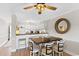Dining table and bar seating adjacent to the kitchen at 4445 Kingsport Rd. # 303, Little River, SC 29566