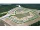 An aerial view of Eden Springs, showing homes, lots, and ponds at 527 Firouz Dr, Longs, SC 29568