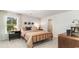 Cozy bedroom with carpeted floors, a large window, and ample closet space at 547 Slaty Dr., Myrtle Beach, SC 29588