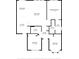 Floor plan of the house showing all rooms and their measurements at 785 Rambler Ct., Myrtle Beach, SC 29579
