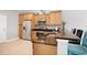 Modern kitchen with stainless steel appliances, granite countertops, and breakfast bar at 785 Rambler Ct., Myrtle Beach, SC 29579