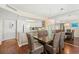Dining area with seating for six and view of the kitchen at 9820 Queensway Blvd. # 903, Myrtle Beach, SC 29572