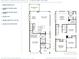 Floor plan showcasing the layout of a two-story home with labeled rooms and dimensions at 2620 Hillbourne Loop, North Myrtle Beach, SC 29582