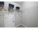 Walk-in closet with ample storage space and shelving at 3413 Cove Side Ct., North Myrtle Beach, SC 29582