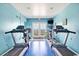 Fitness center equipped with treadmills, elliptical, and ocean views at 4103 N Ocean Blvd. # 905, North Myrtle Beach, SC 29582