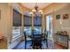Breakfast nook with backyard access, pool views, and ample natural light at 604 Stableford Ct., Myrtle Beach, SC 29577