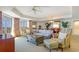 Living room with comfortable seating, large windows, and a view at 9994 Beach Club Dr. # 1604, Myrtle Beach, SC 29572