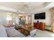Open-concept living room with a view of the kitchen and dining area at 9994 Beach Club Dr. # 1604, Myrtle Beach, SC 29572