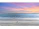 Aerial view of beach at sunset at 107 Ocean Blvd. S # 507, Myrtle Beach, SC 29577
