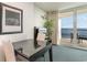 Dining area with table and chairs offering an ocean view at 107 Ocean Blvd. S # 507, Myrtle Beach, SC 29577