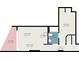 Floor plan showing a studio apartment layout at 107 Ocean Blvd. S # 507, Myrtle Beach, SC 29577