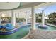 Lazy river with inner tubes and lounge chairs at 107 Ocean Blvd. S # 507, Myrtle Beach, SC 29577
