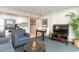 Living area features a comfortable sofa and a table with chairs near the kitchen at 107 Ocean Blvd. S # 507, Myrtle Beach, SC 29577